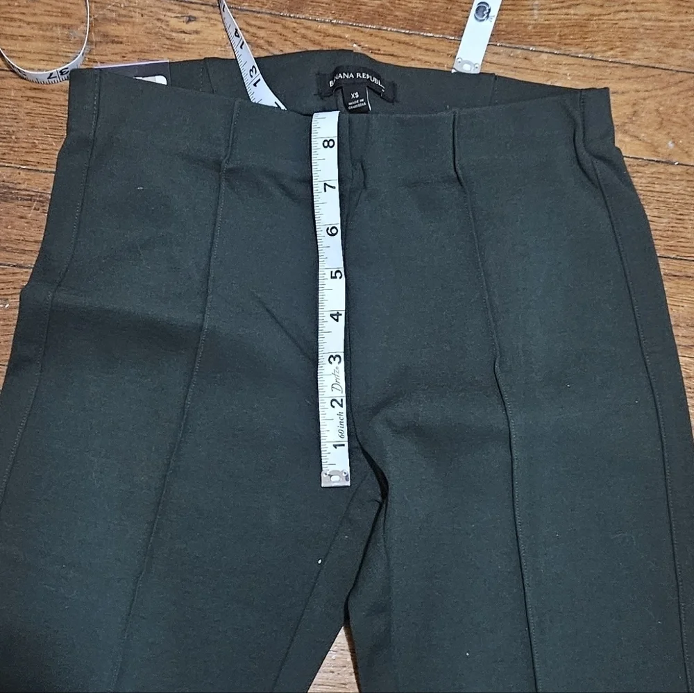 BANANA REPUBLIC Ponte Pant, women's green, size XS